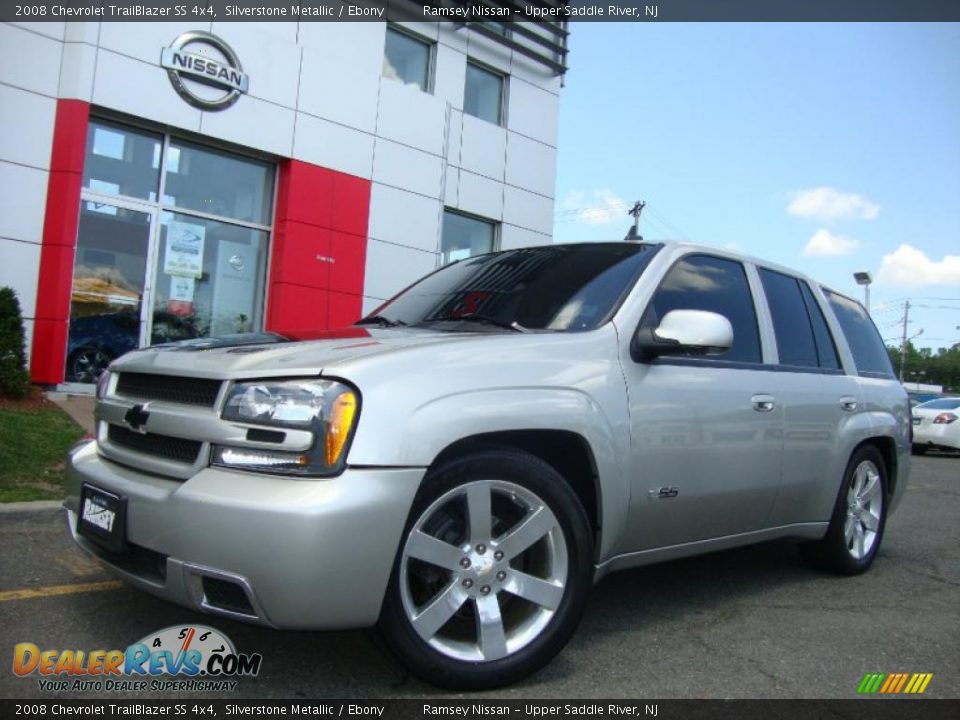 2008 Chevrolet TrailBlazer SS 4x4 Silverstone Metallic / Ebony Photo #4
