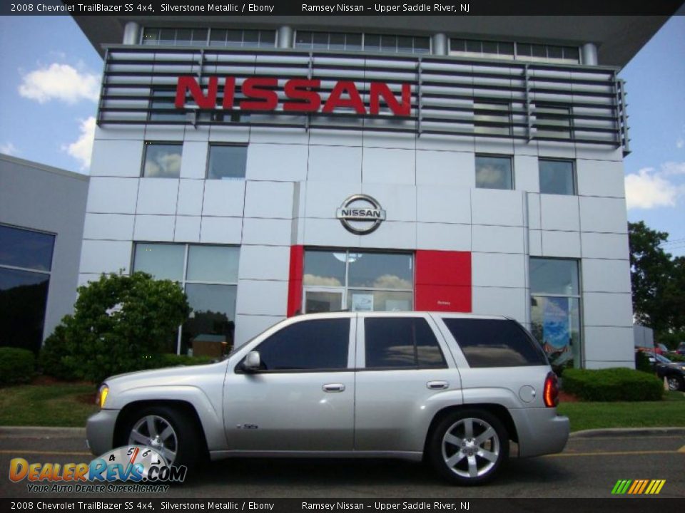 2008 Chevrolet TrailBlazer SS 4x4 Silverstone Metallic / Ebony Photo #6