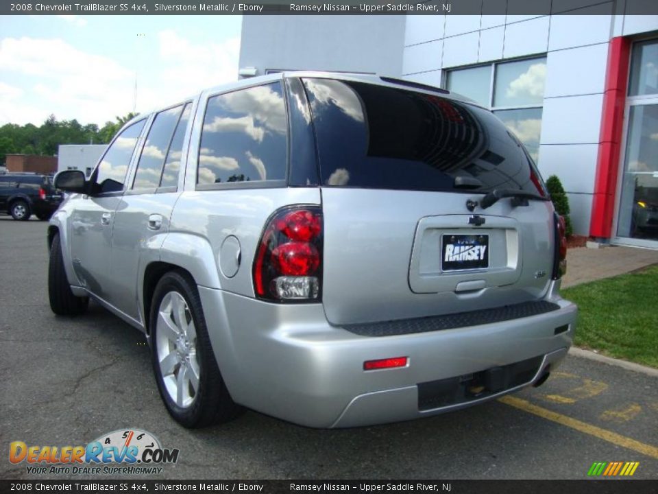 2008 Chevrolet TrailBlazer SS 4x4 Silverstone Metallic / Ebony Photo #8