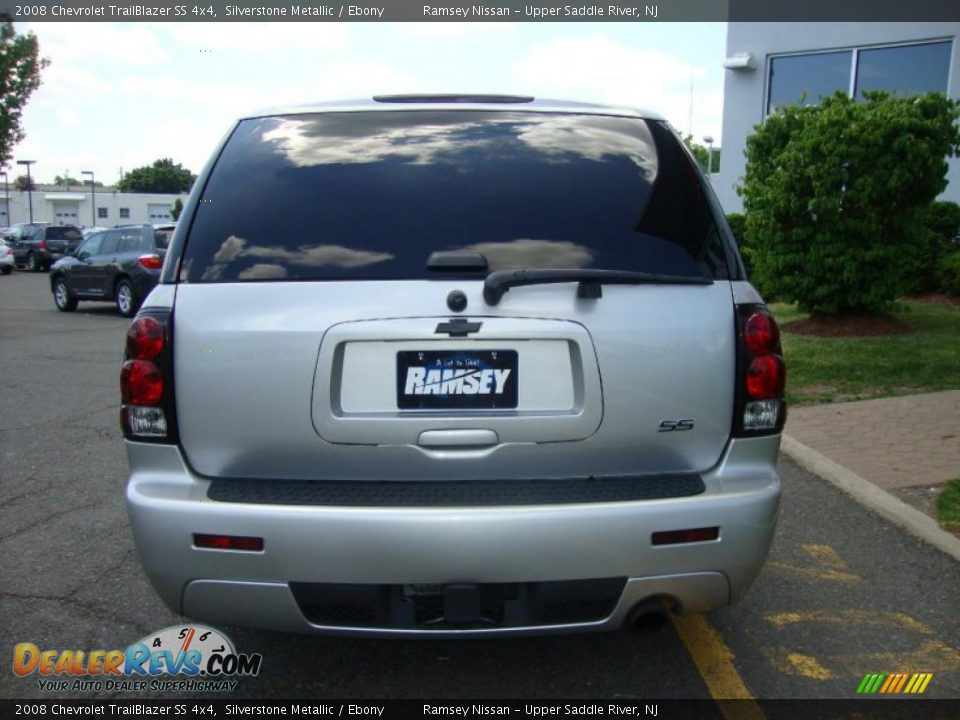 2008 Chevrolet TrailBlazer SS 4x4 Silverstone Metallic / Ebony Photo #9