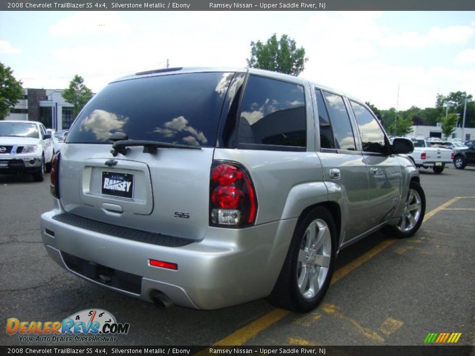 2008 Chevrolet TrailBlazer SS 4x4 Silverstone Metallic / Ebony Photo #10