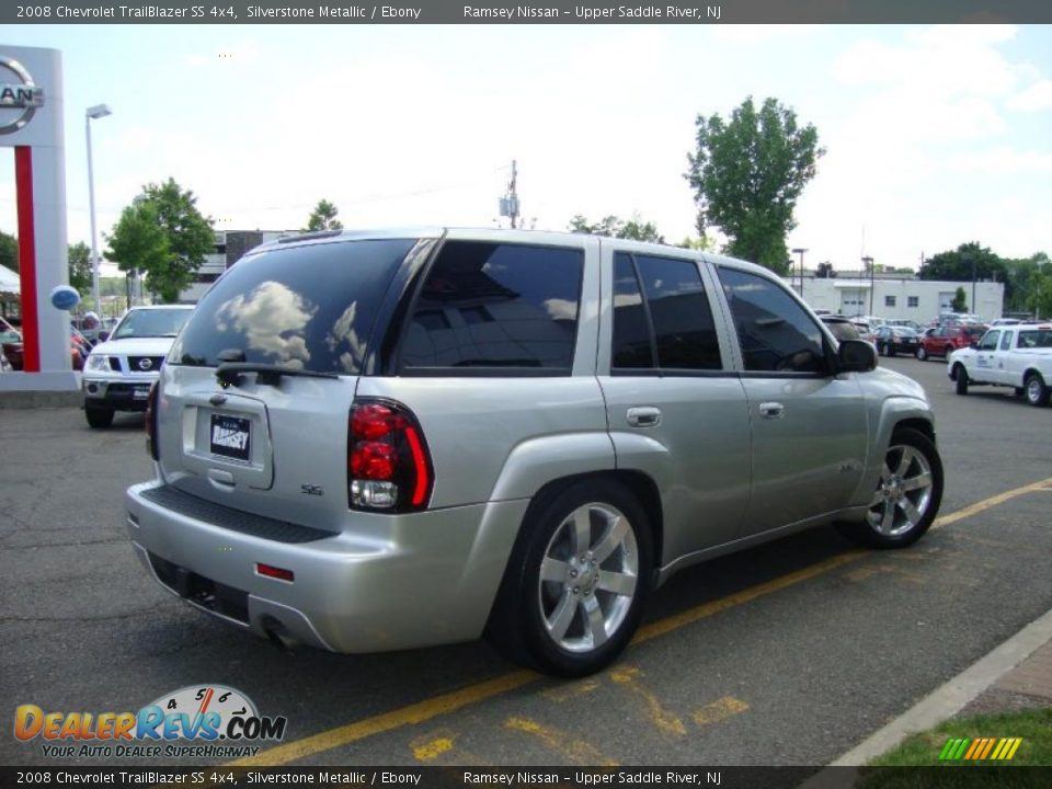 2008 Chevrolet TrailBlazer SS 4x4 Silverstone Metallic / Ebony Photo #11