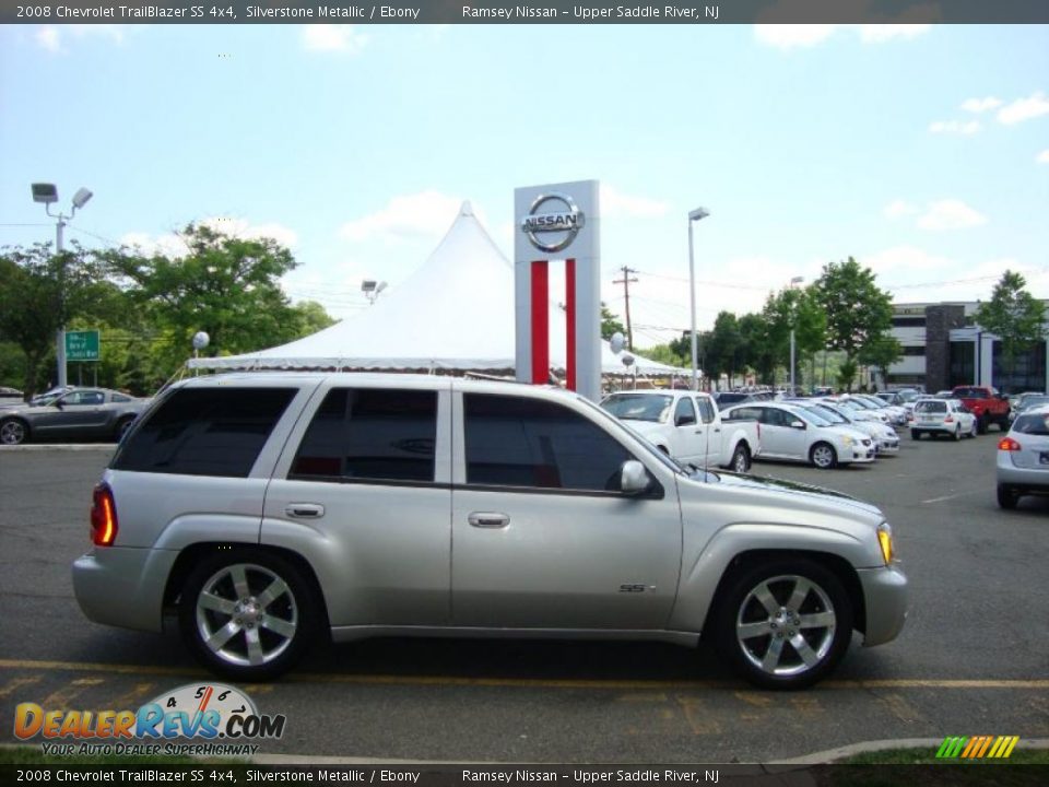2008 Chevrolet TrailBlazer SS 4x4 Silverstone Metallic / Ebony Photo #12