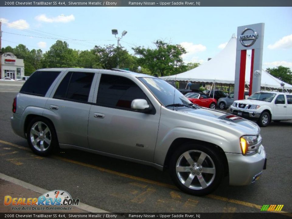 2008 Chevrolet TrailBlazer SS 4x4 Silverstone Metallic / Ebony Photo #13
