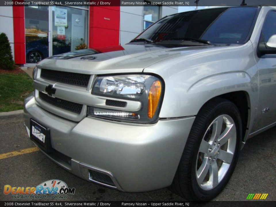 2008 Chevrolet TrailBlazer SS 4x4 Silverstone Metallic / Ebony Photo #17