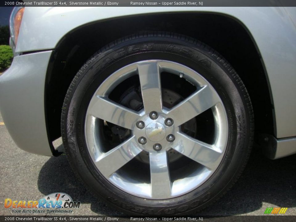 2008 Chevrolet TrailBlazer SS 4x4 Silverstone Metallic / Ebony Photo #24