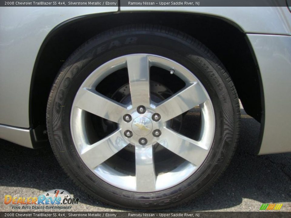 2008 Chevrolet TrailBlazer SS 4x4 Silverstone Metallic / Ebony Photo #25