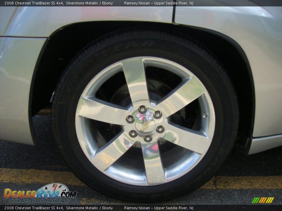 2008 Chevrolet TrailBlazer SS 4x4 Silverstone Metallic / Ebony Photo #26