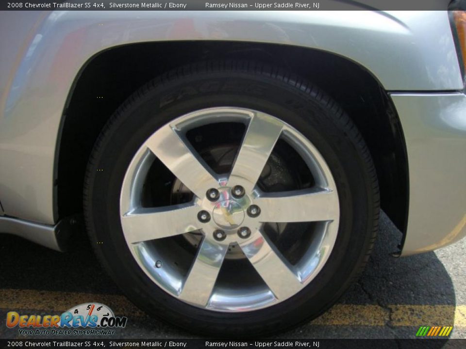 2008 Chevrolet TrailBlazer SS 4x4 Silverstone Metallic / Ebony Photo #27