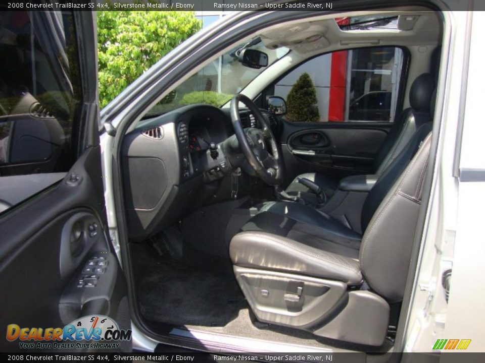 2008 Chevrolet TrailBlazer SS 4x4 Silverstone Metallic / Ebony Photo #32