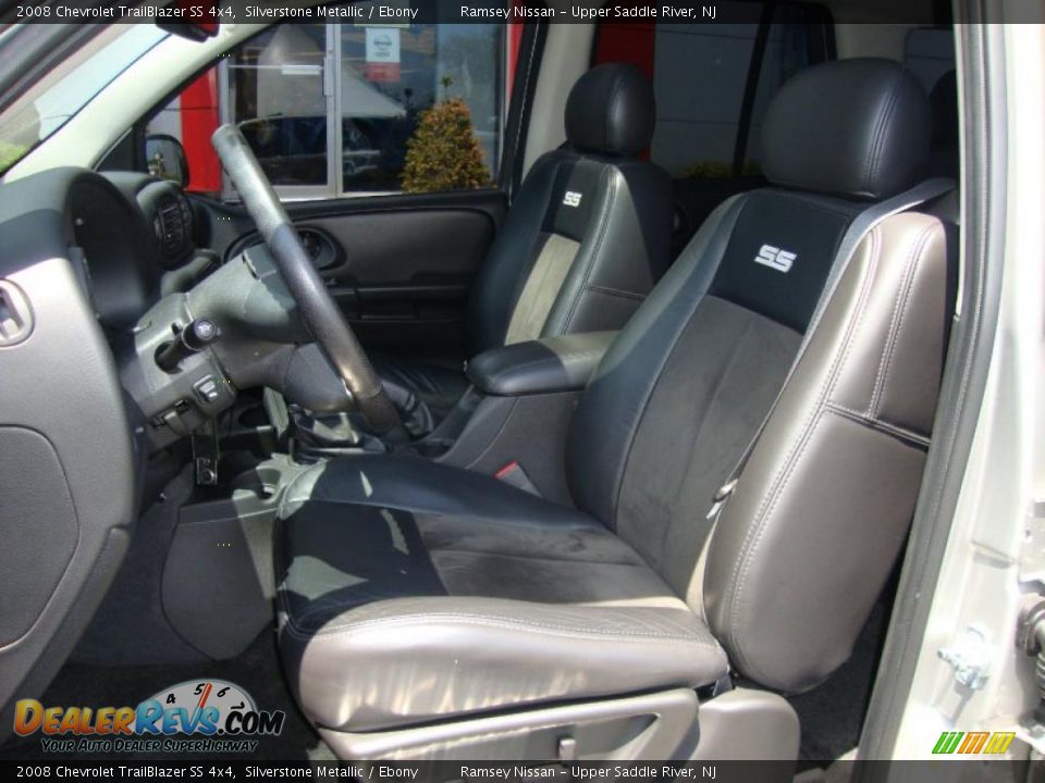 2008 Chevrolet TrailBlazer SS 4x4 Silverstone Metallic / Ebony Photo #33