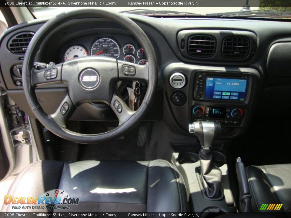2008 Chevrolet TrailBlazer SS 4x4 Silverstone Metallic / Ebony Photo #34
