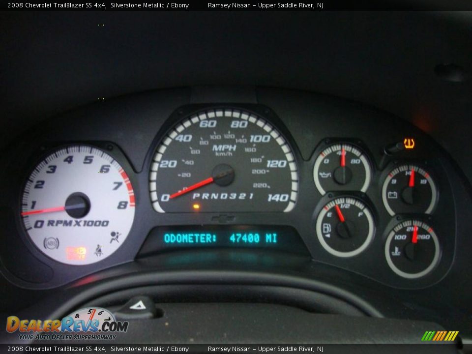 2008 Chevrolet TrailBlazer SS 4x4 Silverstone Metallic / Ebony Photo #36