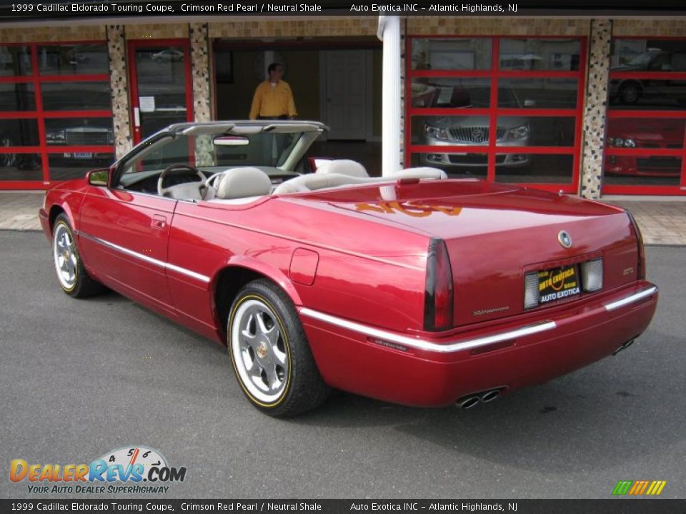 1999 Cadillac Eldorado Touring Coupe Crimson Red Pearl / Neutral Shale Photo #4