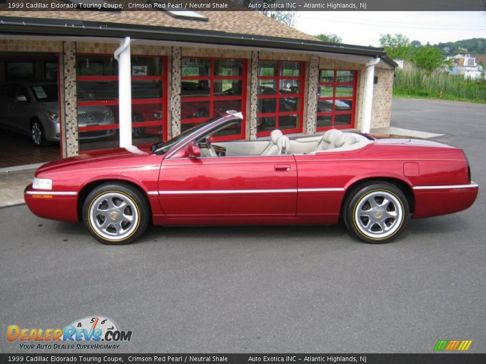 1999 Cadillac Eldorado Touring Coupe Crimson Red Pearl / Neutral Shale Photo #5