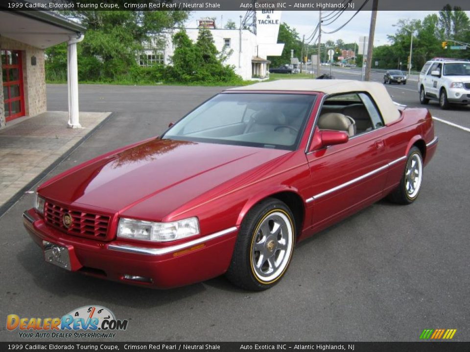 1999 Cadillac Eldorado Touring Coupe Crimson Red Pearl / Neutral Shale Photo #6