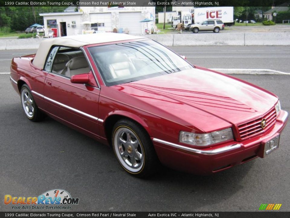 1999 Cadillac Eldorado Touring Coupe Crimson Red Pearl / Neutral Shale Photo #7