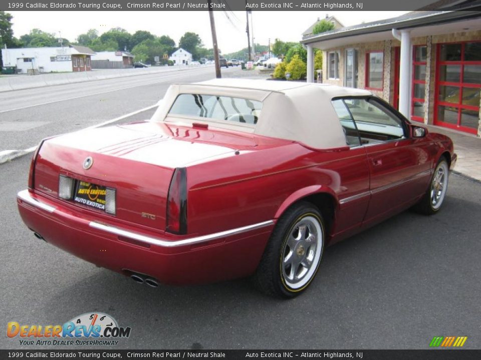 1999 Cadillac Eldorado Touring Coupe Crimson Red Pearl / Neutral Shale Photo #8