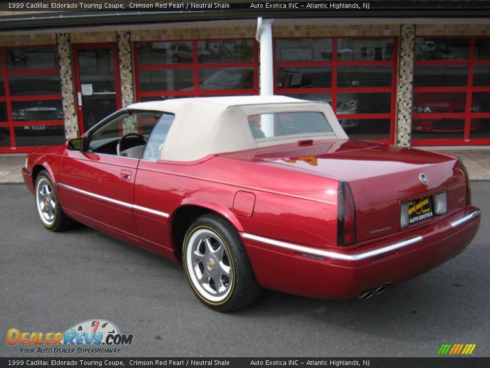 1999 Cadillac Eldorado Touring Coupe Crimson Red Pearl / Neutral Shale Photo #9