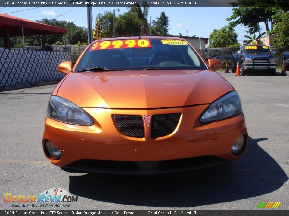 2004 Pontiac Grand Prix GTP Sedan Fusion Orange Metallic / Dark Pewter Photo #2