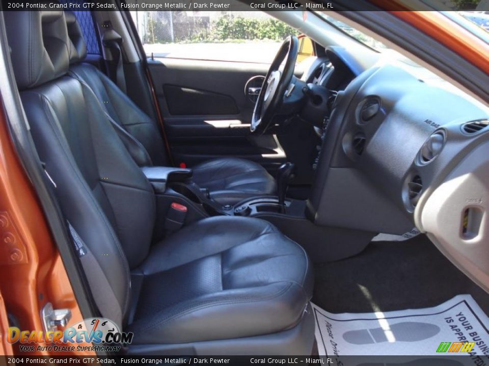 2004 Pontiac Grand Prix GTP Sedan Fusion Orange Metallic / Dark Pewter Photo #13