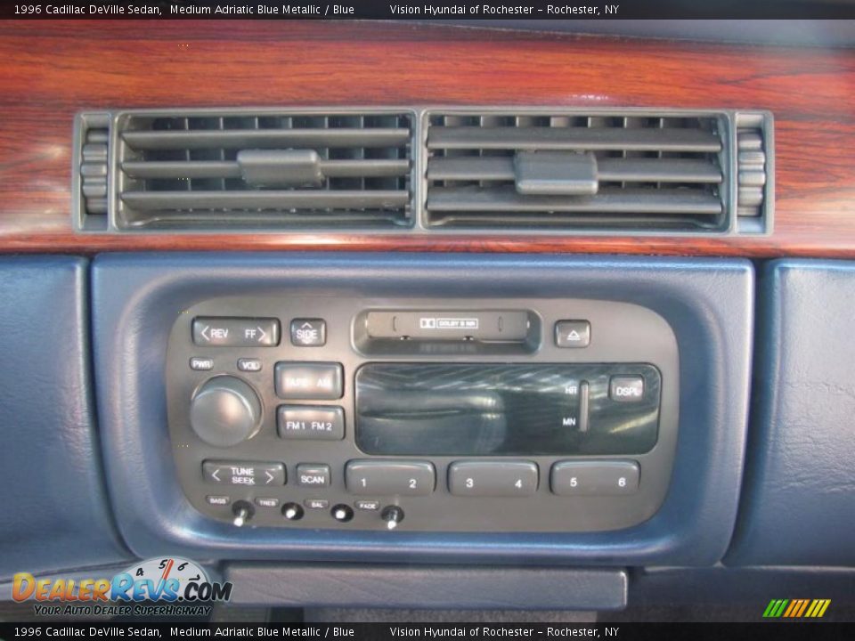 1996 Cadillac DeVille Sedan Medium Adriatic Blue Metallic / Blue Photo #5