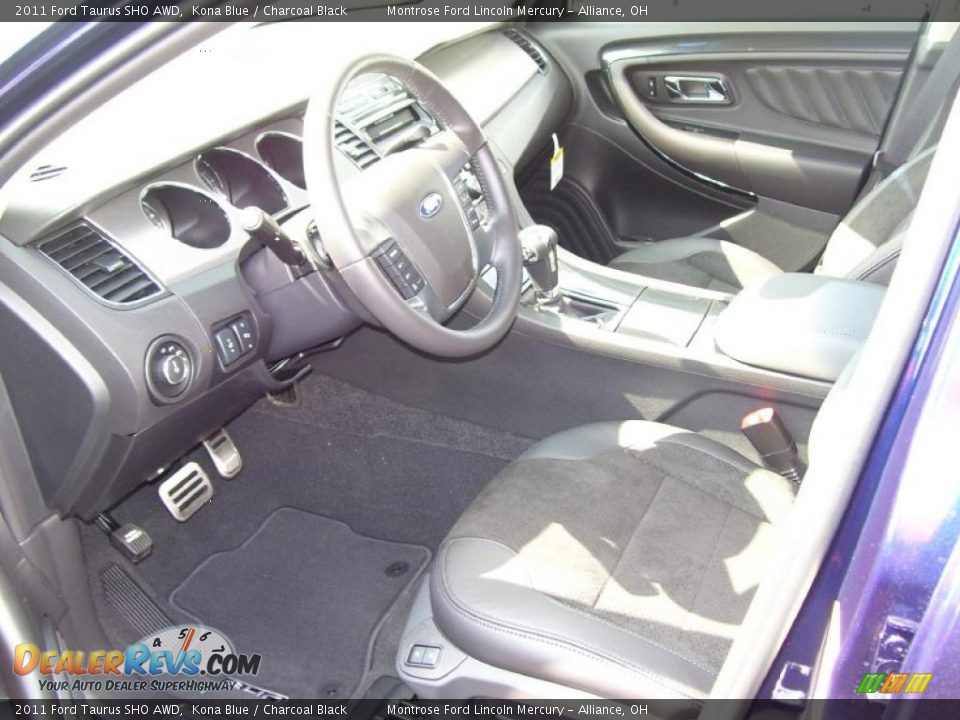2011 Ford Taurus SHO AWD Kona Blue / Charcoal Black Photo #6