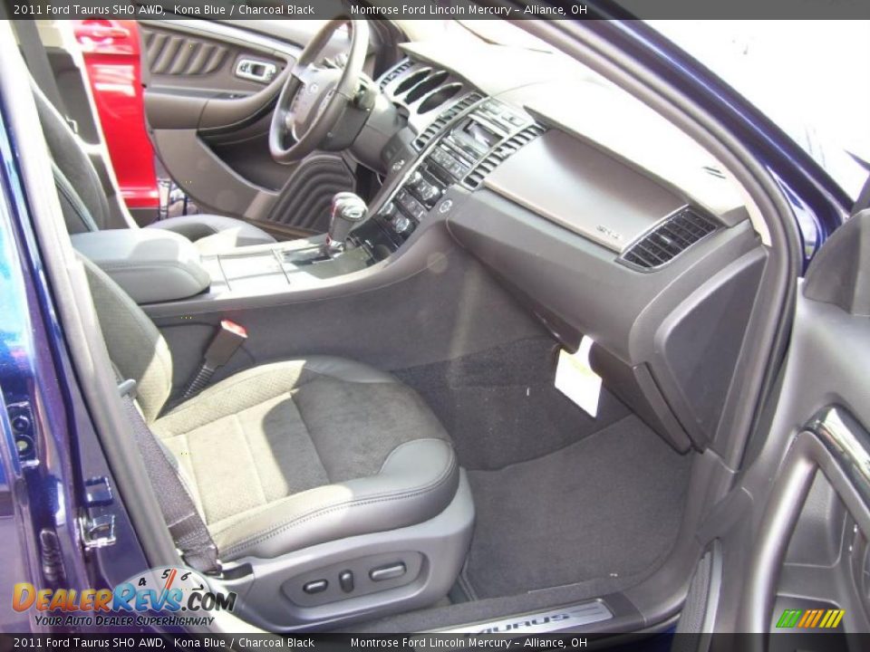 2011 Ford Taurus SHO AWD Kona Blue / Charcoal Black Photo #7
