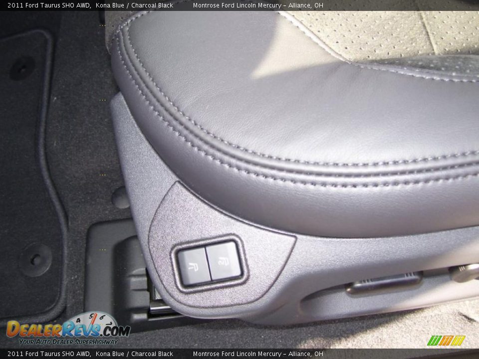 2011 Ford Taurus SHO AWD Kona Blue / Charcoal Black Photo #11