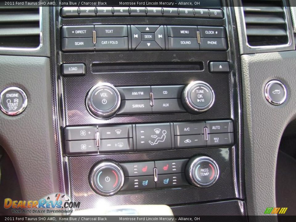 2011 Ford Taurus SHO AWD Kona Blue / Charcoal Black Photo #16