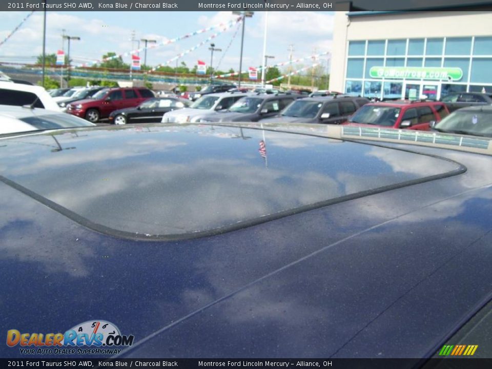2011 Ford Taurus SHO AWD Kona Blue / Charcoal Black Photo #18