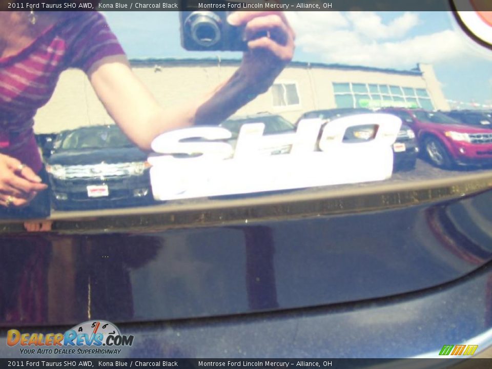 2011 Ford Taurus SHO AWD Kona Blue / Charcoal Black Photo #20