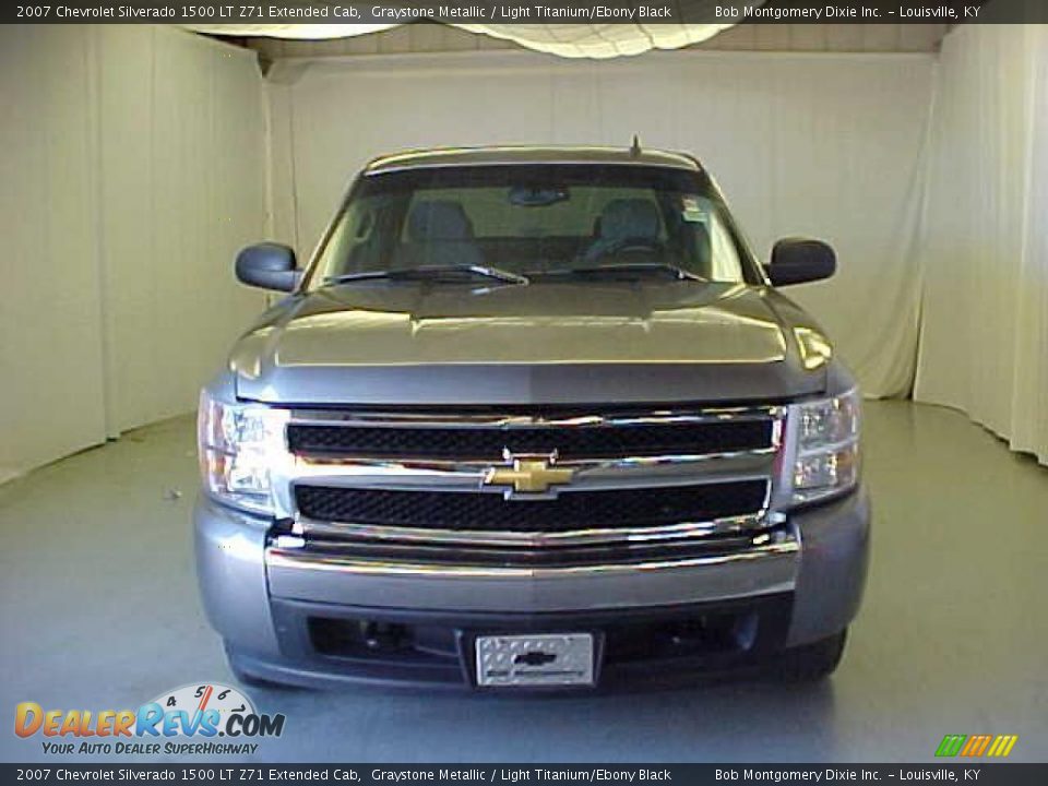 2007 Chevrolet Silverado 1500 LT Z71 Extended Cab Graystone Metallic / Light Titanium/Ebony Black Photo #2