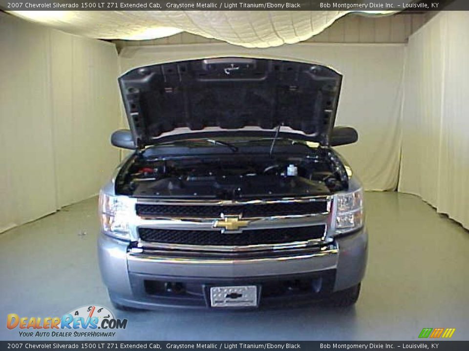 2007 Chevrolet Silverado 1500 LT Z71 Extended Cab Graystone Metallic / Light Titanium/Ebony Black Photo #4