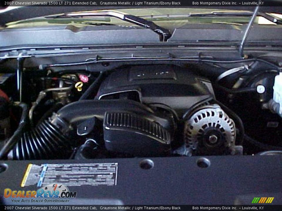 2007 Chevrolet Silverado 1500 LT Z71 Extended Cab Graystone Metallic / Light Titanium/Ebony Black Photo #5