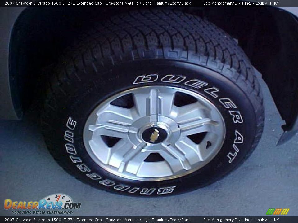 2007 Chevrolet Silverado 1500 LT Z71 Extended Cab Graystone Metallic / Light Titanium/Ebony Black Photo #6