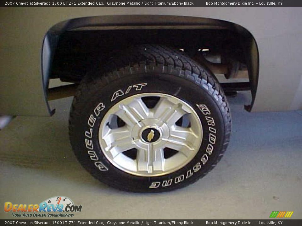 2007 Chevrolet Silverado 1500 LT Z71 Extended Cab Graystone Metallic / Light Titanium/Ebony Black Photo #12