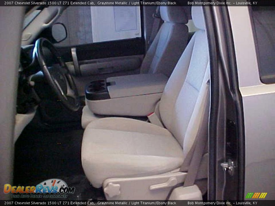 2007 Chevrolet Silverado 1500 LT Z71 Extended Cab Graystone Metallic / Light Titanium/Ebony Black Photo #21