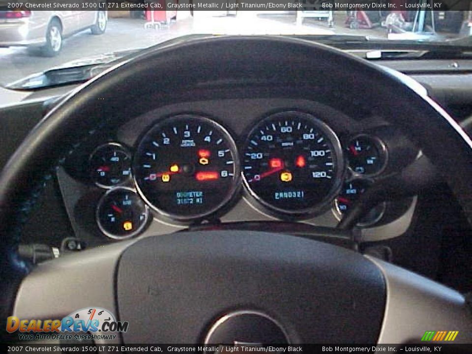 2007 Chevrolet Silverado 1500 LT Z71 Extended Cab Graystone Metallic / Light Titanium/Ebony Black Photo #22