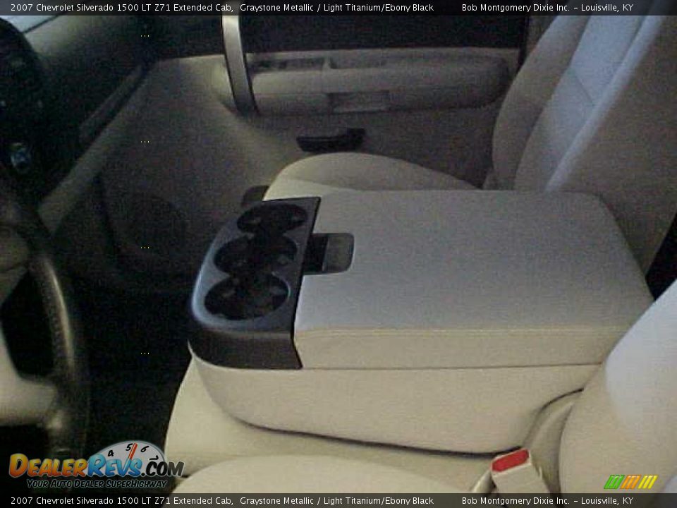 2007 Chevrolet Silverado 1500 LT Z71 Extended Cab Graystone Metallic / Light Titanium/Ebony Black Photo #24