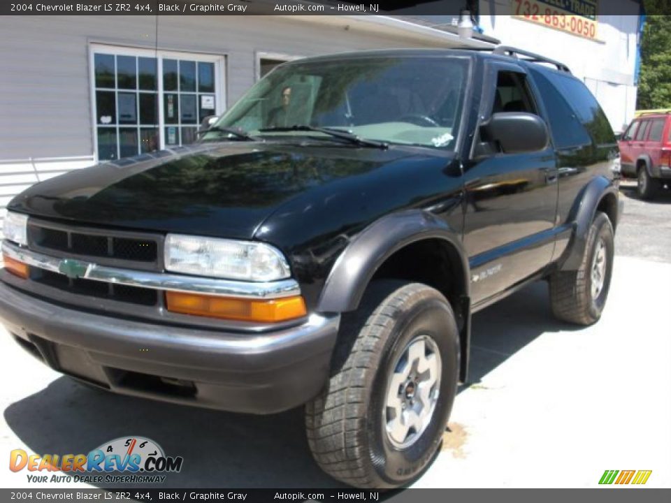 2004 Chevrolet Blazer LS ZR2 4x4 Black / Graphite Gray Photo #3