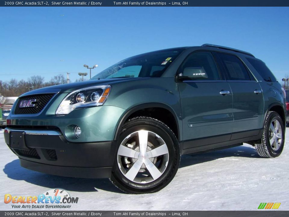 2009 Gmc acadia silver-green metallic #2