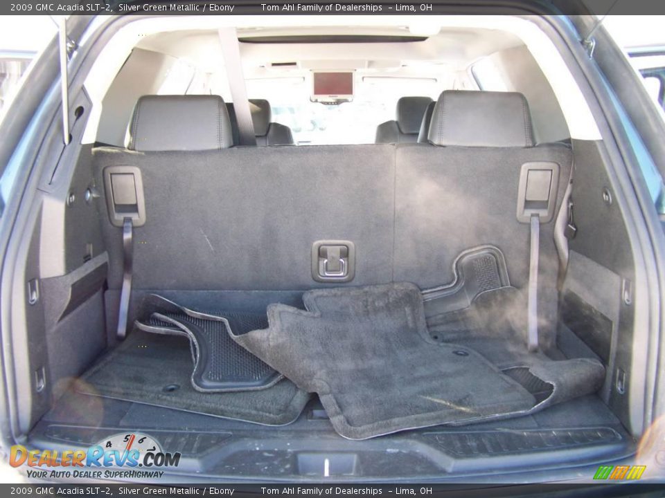 2009 GMC Acadia SLT-2 Silver Green Metallic / Ebony Photo #12