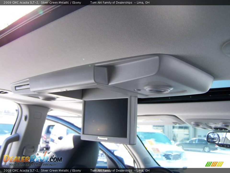 2009 GMC Acadia SLT-2 Silver Green Metallic / Ebony Photo #16