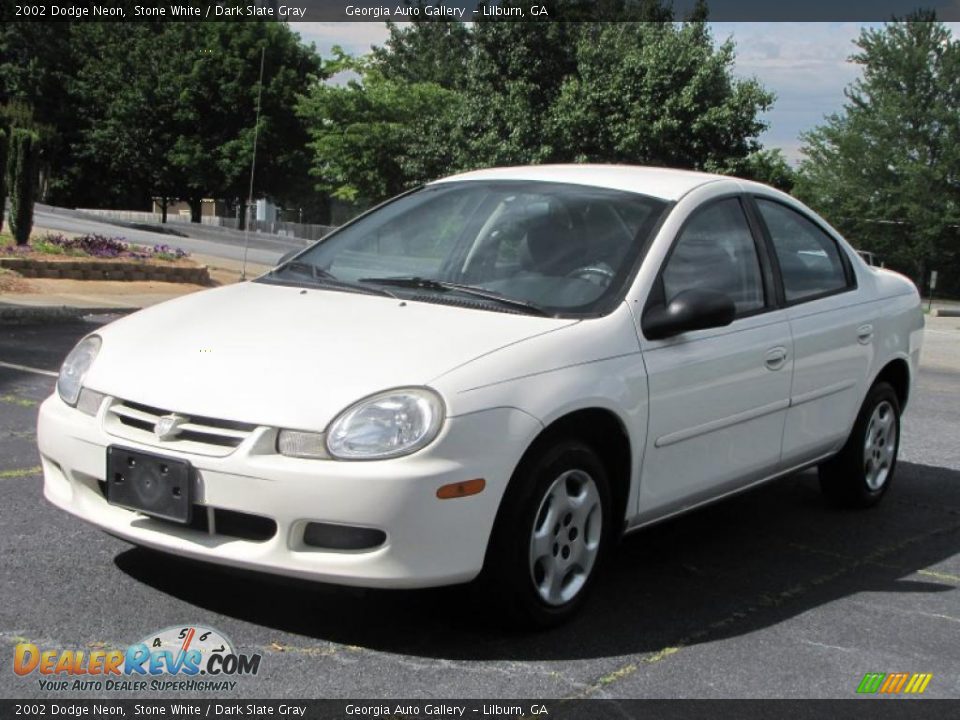 2002 Dodge Neon Stone White / Dark Slate Gray Photo #1