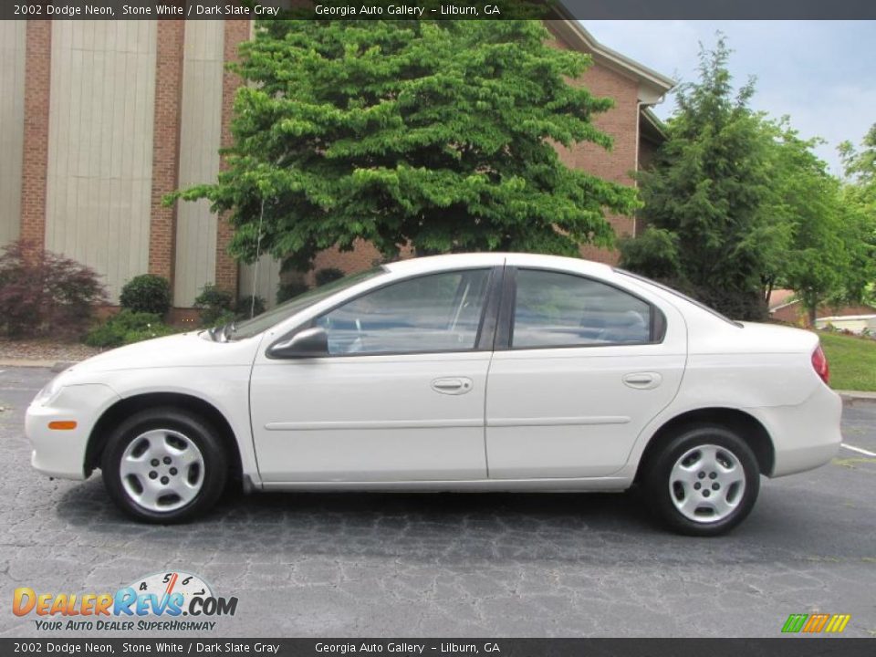 2002 Dodge Neon Stone White / Dark Slate Gray Photo #10