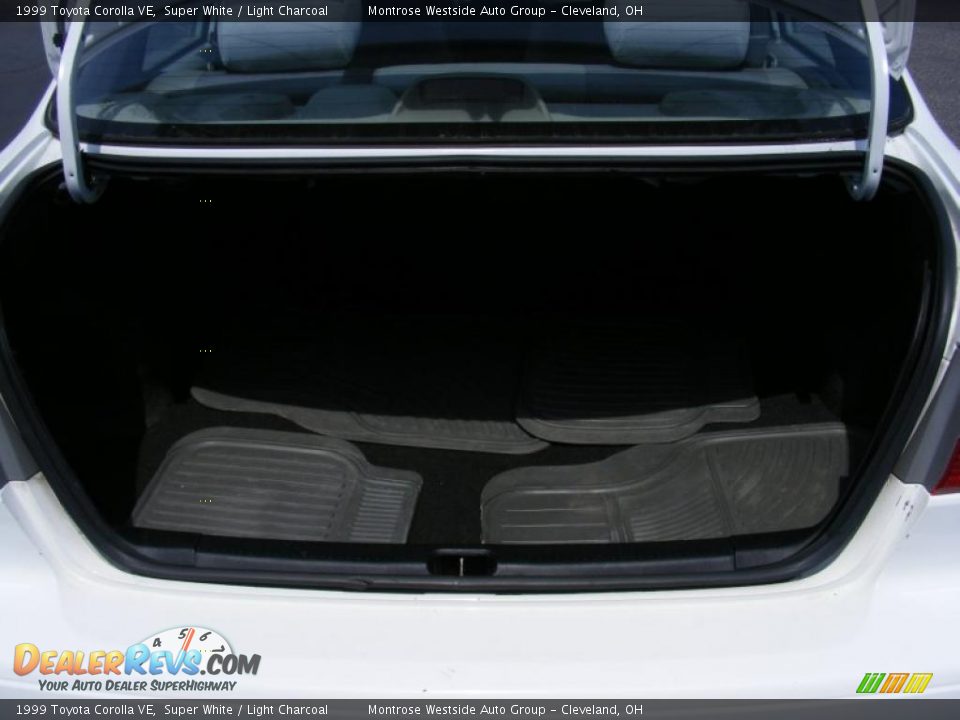 1999 Toyota Corolla VE Super White / Light Charcoal Photo #25
