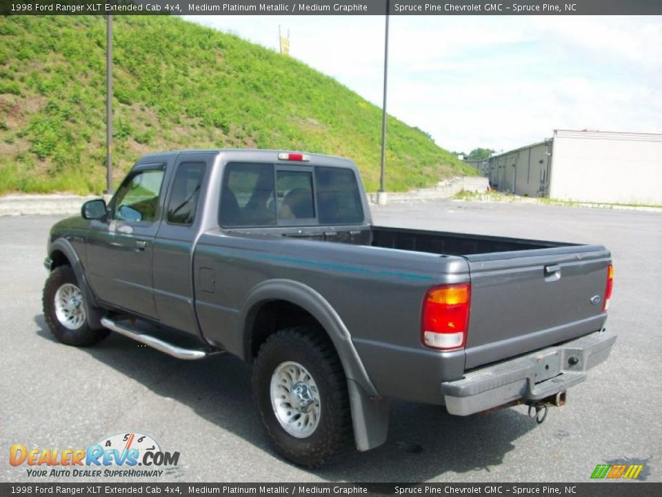 1998 Ford Ranger XLT Extended Cab 4x4 Medium Platinum Metallic / Medium Graphite Photo #1