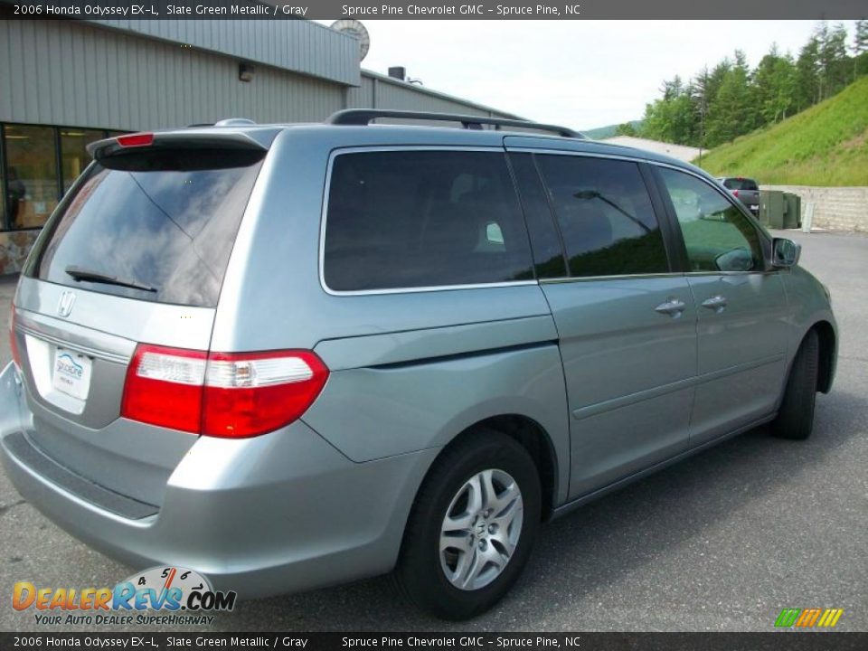 2006 Honda Odyssey EX-L Slate Green Metallic / Gray Photo #3