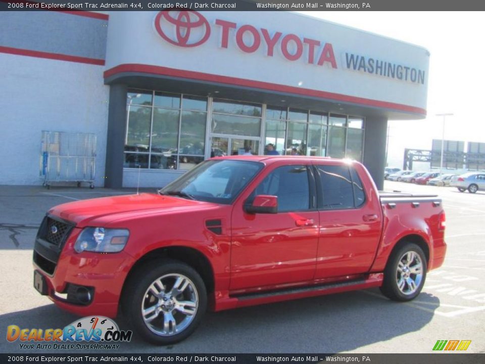 2008 Ford Explorer Sport Trac Adrenalin 4x4 Colorado Red / Dark Charcoal Photo #1
